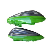 HUSSAR - RMZ B08- MONDIAL 150 RF SELE ALTI YAN KAPAK TAKIM YEŞİL-DAMALI