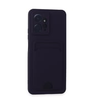 Xiaomi Redmi Note 12 4g Kılıf Kelvin Kartvizitli Silikon - Derin Mor