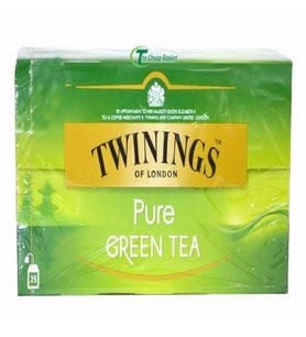 Twinings Pure Green Tea 25 adet sallama poset cay 50g
