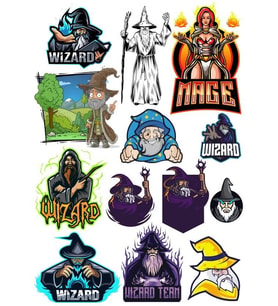 Büyücü Mage Sticker Set 13 Parça Telefon, Tablet, Defter, Laptop Sticker