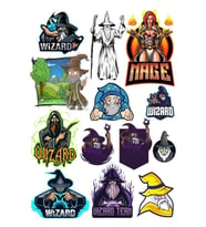 Büyücü Mage Sticker Set 13 Parça Telefon, Tablet, Defter, Laptop Sticker