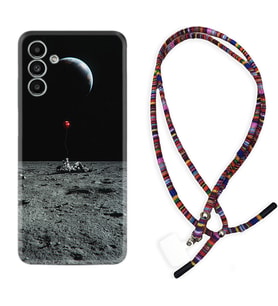 Samsung A23 A31 A32 A50 A51 A52 A53 A70 Kılıf Boyun Asklı Rasta Silikon Astronoot Red Baloon 1608