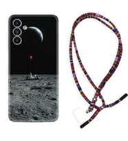 Samsung A23 A31 A32 A50 A51 A52 A53 A70 Kılıf Boyun Asklı Rasta Silikon Astronoot Red Baloon 1608
