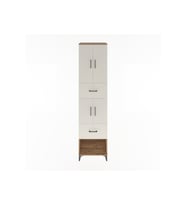 Hyperion Dolap 3 Raflı 2 Çekmeceli 4 Kapaklı 60x44x243 Çam-Aytaşı
