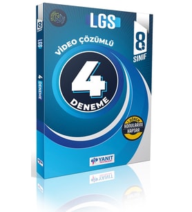 Yanıt Yayınları 8. Sınıf 1.Dönem Konuları 4 Lü Fasikül Deneme