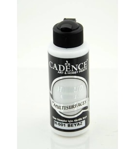 Cadence Hybrid Multisurface Akrilik Boya 120 ml. H-001 BEYAZ 
