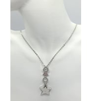 Silver Celeste Charm Çelik Kolye (40+5 cm)