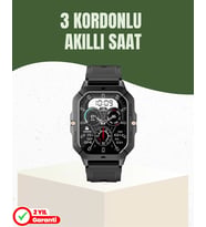 Northcity Şık ve Hafif Akıllı Saat - AMOLED Ekranlı Spor Modlu Günlük Kullanım Takımı