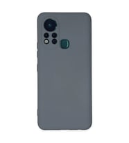 İnfinix Hot 11s Kılıf Nano İçi Kadife Silikon - Gri