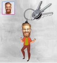 Kişiye Özel Karikatür Tasarım Anahtarlık 97228
