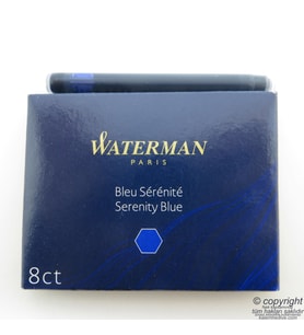 Waterman Mavi Dolma Kalem Kartuşu 8'li Blue Serenite - Serenity Blue