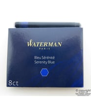 Waterman Mavi Dolma Kalem Kartuşu 8'li Blue Serenite - Serenity Blue