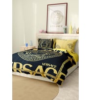Çift Kişilik Nevresim Takımı Pamuklu Saten Kumaş 6 Parça 3D Dijital Baskı Duvet Cover Set Model.
