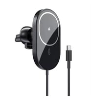 River World Tüm Cihaz ve Araçlara Uyumlu 15 W Mıknatıslı Takılabilen Araç İçi Şarj Cihazı