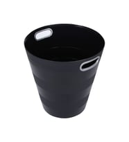 3'lü Siyah Ark Basket Çöp Kovası, 12 Litre, Pratik ve Şık Tasarım
