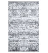 Bespoky Eberndorf Mavi Patchwork Pamuklu El Dokuması Alan Halısı