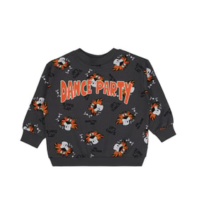Civil Boys Dance Party Empirme Baskılı 2-5 Yaş Sweatshirt - Gri