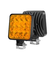 16 LED 12 Volt Turuncu Spot Far Oto Çalışma Lambası ATV Kamyon Tır Traktör Offroad