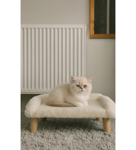 Kedi evi ürün ebatları 45X45 cmdir.