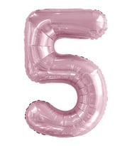 Bebek Pembe 5 Rakam Folyo Balon 100 cm