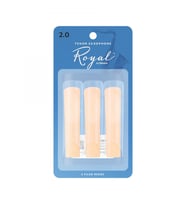 D'Addario RKB0320 Royal Tenor Saksafon Kamışı No: 2.0 (Eğitim/Hobi) - 3'lü Paket  Klasik ve Caz İçin Çok Yönlü Kullanım, Kolay Ses Üretimi