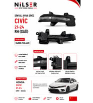 Honda Civic Ayna Sinyal Sağ 2021-2024 FE1