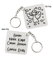 Biresimden Benim Melek Kalpli Canım Annem Anneler Günü Hediyesi İsimli Anahtarlık