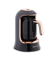 Korkmaz A860-09 Kahvekolik Deluxe Otomatik Kahve Makinesi Siyah/Rose 