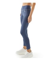 Activera® Kadın Yüksek Bel Toparlayıcı Cepli Tayt Denim Mavi