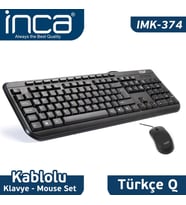 Inca IMK-374U Multimedya Usb Q Klavye Mouse Set