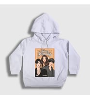 Presmono Unisex Çocuk Beyaz Lim Ju Kyung True Beauty Kapüşonlu Sweatshirt 475872tt