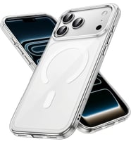 KILIF] MADNOVA iPhone İle Uyumlu Sararmaz Sert Mika Şeffaf Telefon Kılıfı Magsafe ile Uyumlu Sararma Karşıtı Kristal Berraklığında Telefon Kılıfı (Şeffaf, iPhone 17 Pro Max)