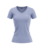 Raru MULIER Kadın Pamuklu Lila Günlük T-shirt
