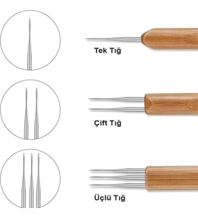 Rasta Tığı Çift Taraflı / 0.75mm