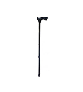Baston - Asa - Metal Ayarlı Baston - Siyah Renk - 2 Adet