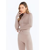 Tala Vizon Seamless Fermuarlı Uzun Kollu Üst - Sportif Şıklık