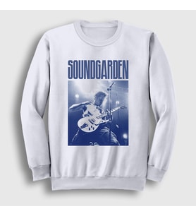 Presmono Unisex Beyaz Chris Cornell Rock Soundgarden Sweatshirt 542171tt