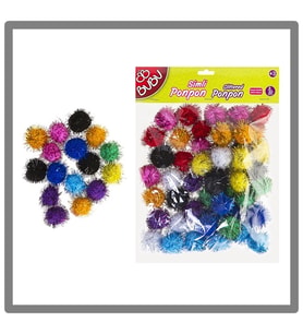 Bubu Simli Ponpon 3Cm 50Li - 3 paket