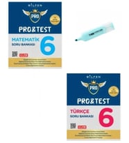 6.Sınıf ProTest Matematik Ve Türkçe Soru Bankası Yeni Müfredat