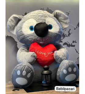DEV KOALA PELUŞ 90CM (Gri)