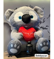DEV KOALA PELUŞ 90CM (Gri)