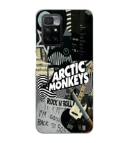Redmi 10 2022 Uyumlu Arctic Monkeys Kolaj Desenli Şeffaf Telefon Kılıfı