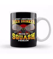 Just Another Beer Drinker With a Squash Problem Kupa Bardak Porselen