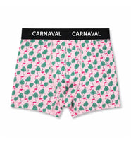 CARNAVAL Flamingo Desenli Premium Pamuklu Erkek Boxer