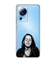Xiaomi Mi 13 Lite Uyumlu Lana Del Rey Desenli Şeffaf Telefon Kılıfı