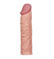 X Tender Gerçekçi Dokulu Penis Kılıfı 5 cm Uzatmalı