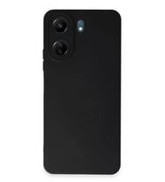 Redmi 13C Kılıf Nano içi Kadife Silikon - Siyah