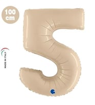 Folyo Rakam 5 Satin krem 40 Inc 101 Cm GRABO