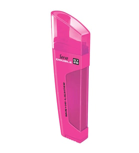 Serve Double Fosforlu Kalem + Kalem Ucu 2B 0.7 mm Pembe