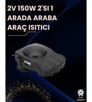 Ön Cam Buz Çözücü ve Fan  12V Araç İçi Isıtıcı, Full Havalandırmalı, ABS Gövdeli